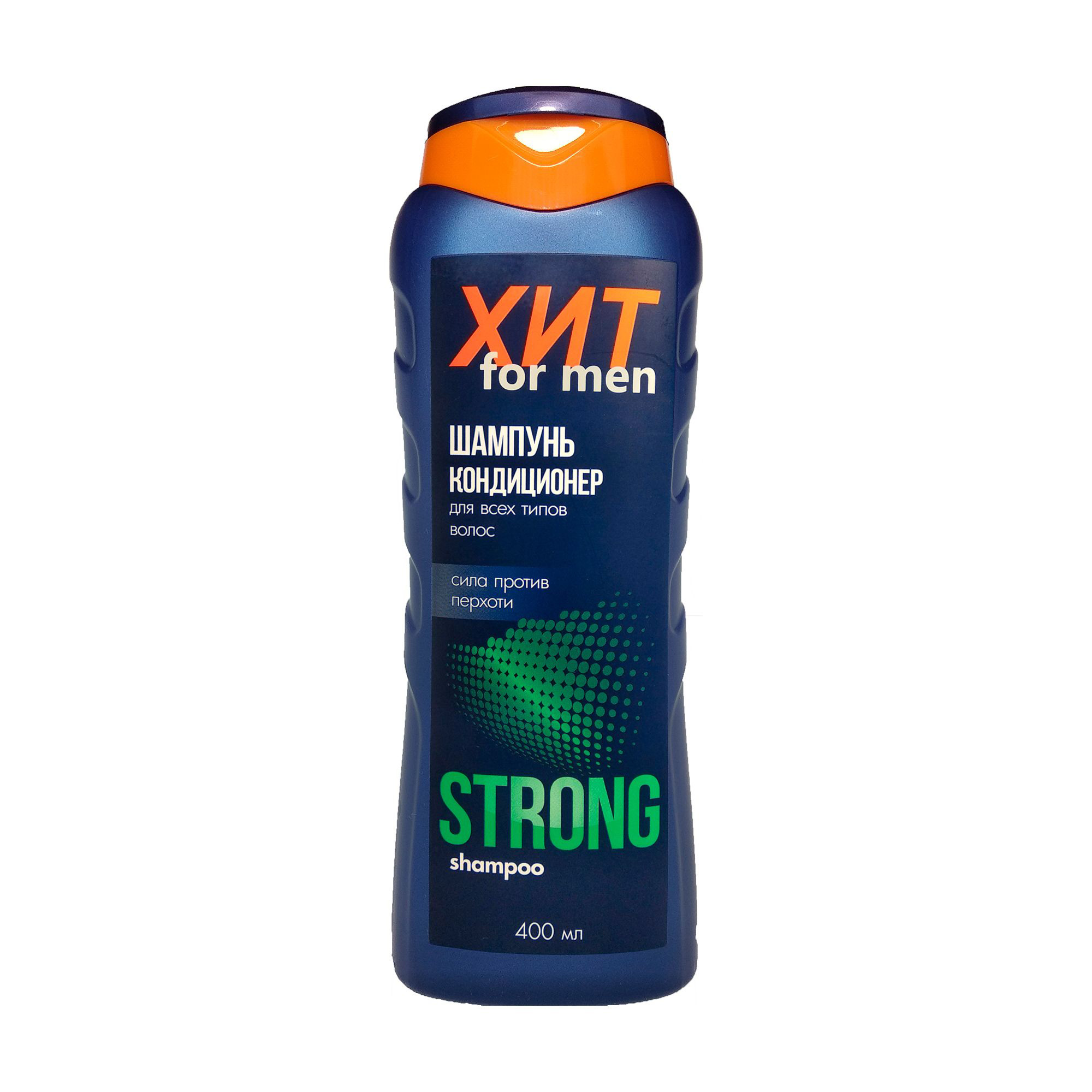 Чоловічий шампунь-кондиціонер Aromat Хит Strong Shampoo Сила проти лупи, для всіх типів волосся, 400 мл